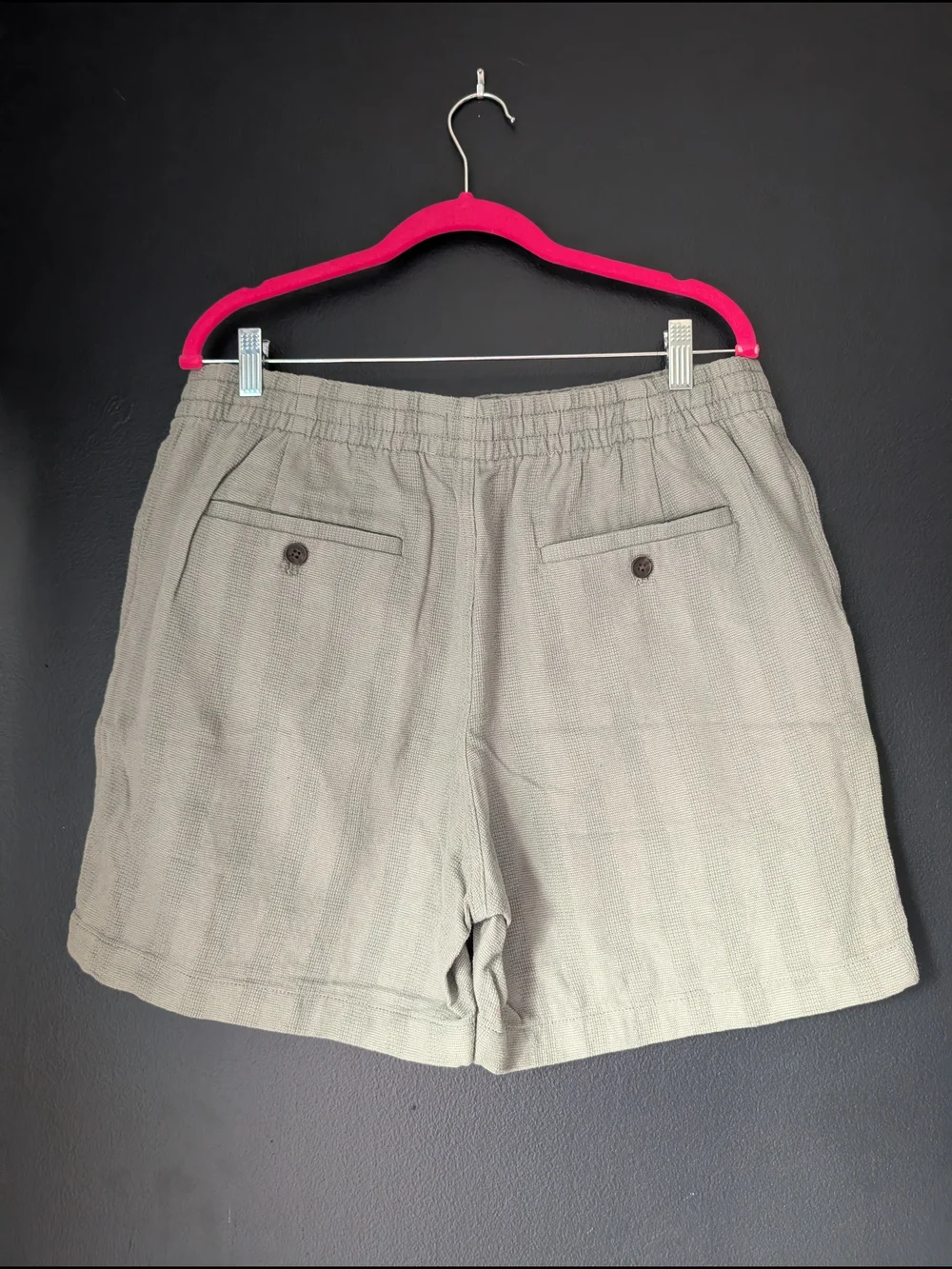 J.Crew Men’s L Sage Green Cotton Drawstring Shorts